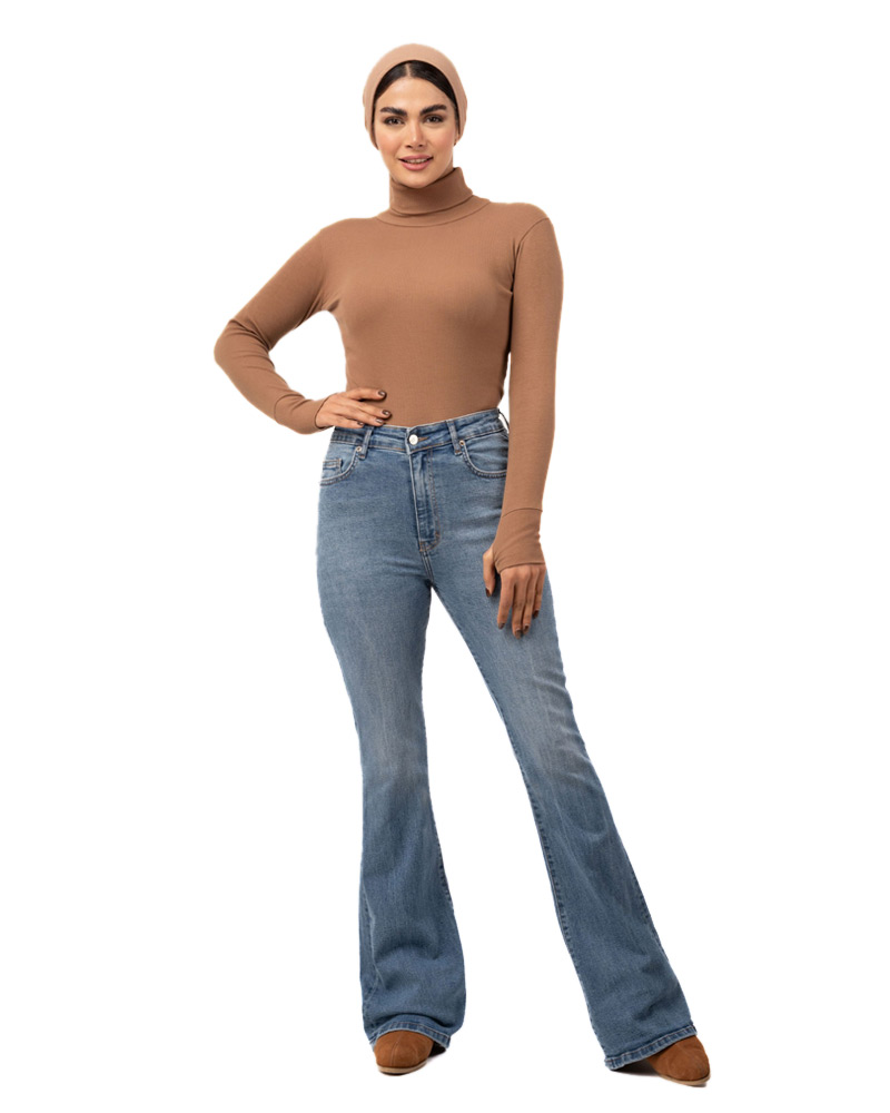 شلوار بوت کات جین مدل هستی