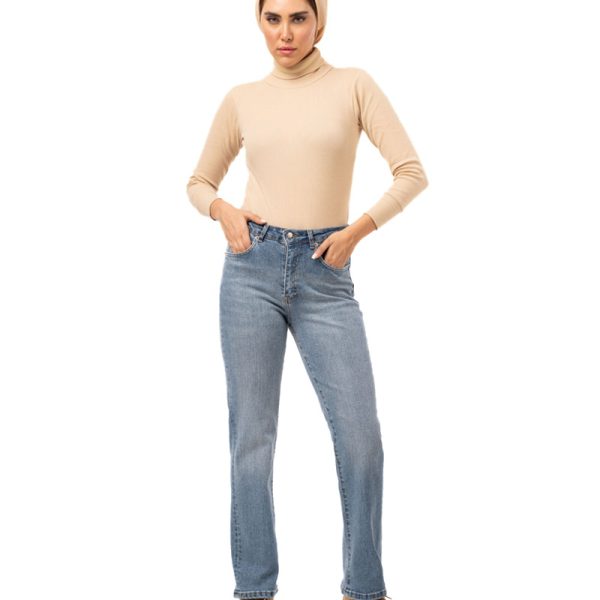 شلوار راسته جین مدل ثمین