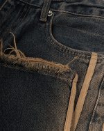 شلوار بگی جین کمر ساده مدل آنیسا